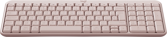 Logitech Keyboard K250 Rose Front Up View