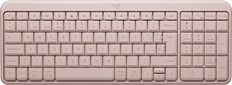 Logitech  K250        - Teclado inalámbrico, Bluetooth, Español, Rosado 