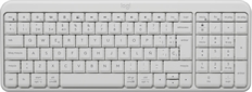 Logitech  K250  - Teclado inalámbrico, Bluetooth, Español, Blanco