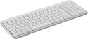 Logitech Keyboard K250 White Side Left Up View