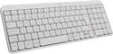 Logitech Keyboard K250 White Side Left View