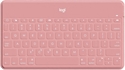 Logitech Keys-To-Go Pink Keyboard Front View