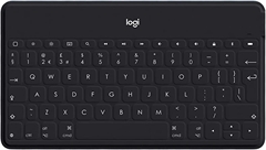 Logitech Keys-To-Go - Teclado Compacto, Inalámbrico, Bluetooth, Inglés, Negro