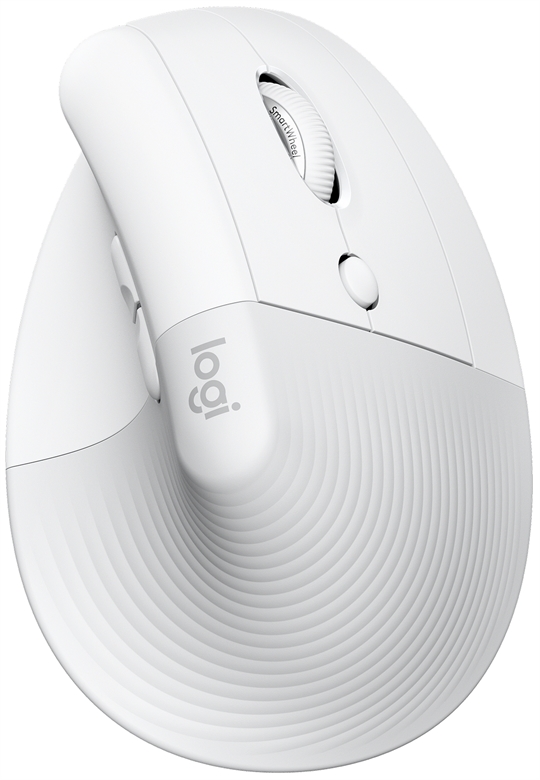 Logitech Lift Blanco Vista Frontal