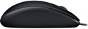 Logitech M110 Mouse Cable USB Negro Vista Lateral