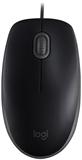 Logitech M110 Silent - Mouse, Cableado, USB, Óptico, 1000 dpi, Negro