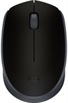 Logitech M170 - Mouse, Wireless, USB, Optic, 1000 dpi, Black
