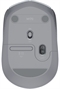 Logitech M170 Silver Wireless Mouse Base View
