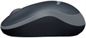 Logitech M185 Black Wireless Mouse Side View