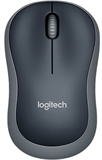 Logitech M185 - Mouse, Wireless, USB, Optic, 1000 dpi, Gray