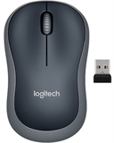 Logitech M185 - Mouse, Inalámbrico, USB, Óptico, 1000 dpi, Negro