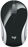 Logitech M187 - Mouse, Inalámbrico, USB, Óptico, 1000 dpi, Negro