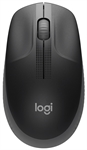 Logitech M190 - Mouse, Inalámbrico, USB, Óptico, 1000 dpi, Negro