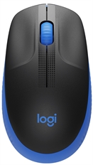 Logitech M190 - Mouse, Inalámbrico, USB, Óptico, 1000 dpi, Azul