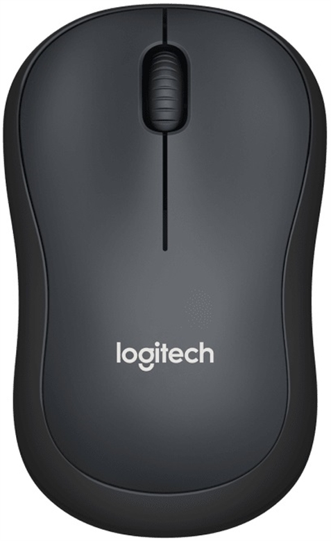 Logitech M220 Silent Black Mouse Frontal