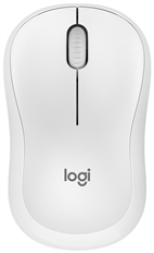 Logitech M220 Silent - Mouse, Inalámbrico, USB, Óptico, 1000 dpi, Blanco Crudo