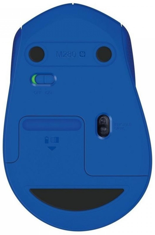 Logitech M280 Blue Wireless Mouse Base