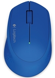 Logitech M280  - Mouse Ergonómico, Inalámbrico, USB, Óptico, 1000 dpi, Azul