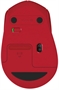Logitech M280 Mouse Inalambrico Rojo Base