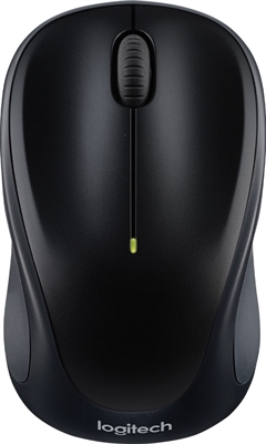 Logitech M317 Mouse Inalámbrico Negro Vista Superior