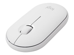 Logitech M350 - Mouse, Wireless, Bluetooth, Optic, 1000 dpi, White