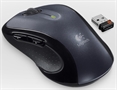 Logitech M510 Mouse Inalámbrico Negro Vista Lateral con Dongle