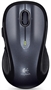 Logitech M510 Mouse Inalámbrico Negro Vista Frontal