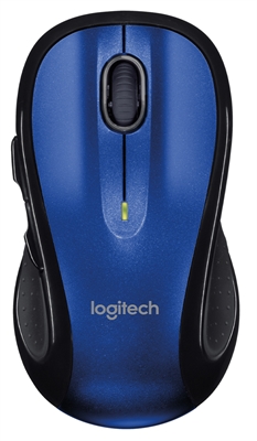 Logitech M510 Blue Wireless Mouse Front View