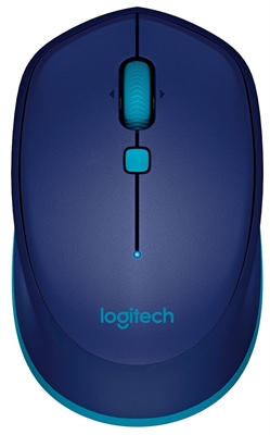 Logitech M535 Mouse Inalambrico Azul Vista de Arriba