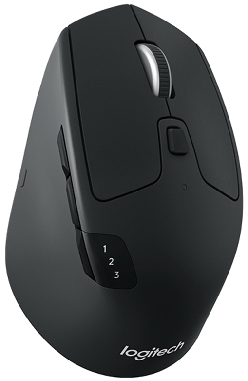Logitech M720 Triathlon Black Wireless Mouse Feature View