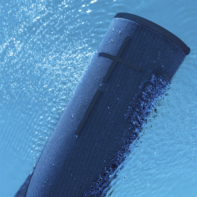 Logitech MEGABOOM 3 Vista Azul Resistente al Agua