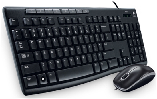 Logitech MK200 Keyboard and Mouse Combo Front View