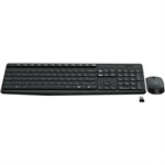 Logitech MK235 - Smart Keyboard and Mouse Combo, Wireless, USB, Spanish, Black