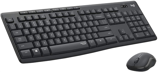 Logitech MK295 Keyboard Mouse Combo Angle View