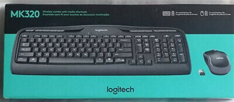 Logitech MK320 Vista Caja