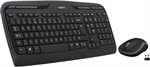 Logitech MK320 - Keyboard and Mouse Combo, Wireless, USB, English, Black