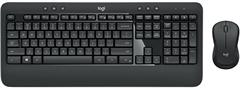 Logitech MK540 Advanced - Keyboard and Mouse Combo, Wireless, USB, Spanish, Black