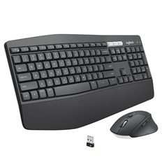 Logitech MK850 Performance - Smart Keyboard and Mouse Combo, Wireless, USB, Bluetooth, Spanish, Black