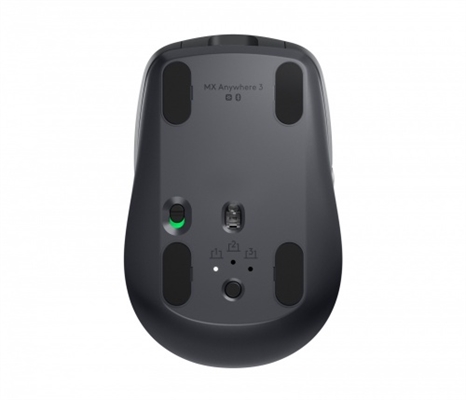 Logitech MX Anywhere 3 Black View Back