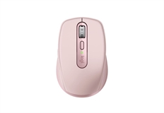 Logitech MX Anywhere 3 - Mouse, Inalámbrico, Bluetooth, USB, Óptico, 4000 dpi, Rosado