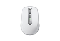 Logitech MX Anywhere 3  - Mouse, Inalámbrico, Bluetooth y USB, Óptico, 1000 dpi, Blanco