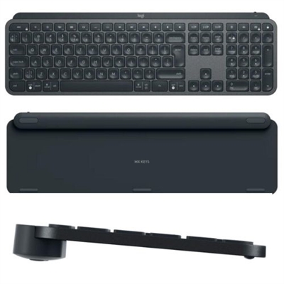 Logitech MX Keys for Business 920-010242 Black Spanish back view