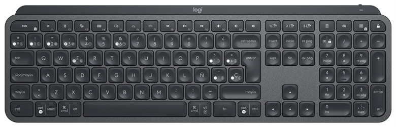Logitech MX Keys Vista Frontal