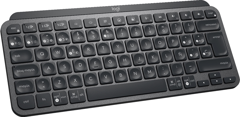 Logitech MX Keys Mini - Teclado - Inalámbrico mx-keys-mini-3q-tilted-graphite-esp