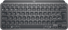 Logitech MX Keys Mini - Teclado Compacto, Inalámbrico, Grafito, Bluetooth, Retroiluminado, Español