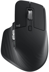 Logitech MX MASTER 3S - Mouse, Wireless, Bluetooth, Optic, 8000 dpi, Black