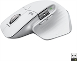 Logitech MX MASTER 3S - Mouse, Inalámbrico, Bluetooth, Óptico, 8000 dpi, Blanco