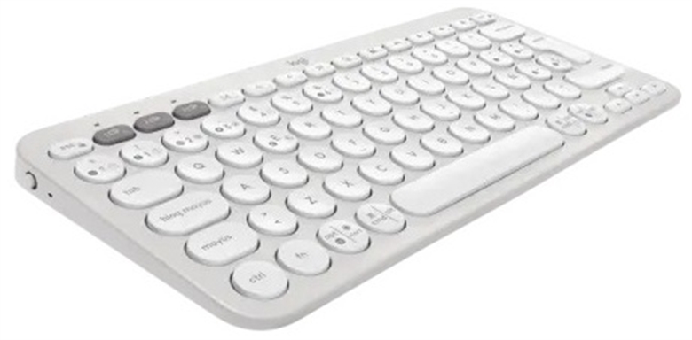 Logitech Pebble Keys 2 K380S vista izquierda