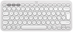 Logitech Pebble 2 K380S - Compact Keyboard, Wireless, Bluetooth, Spanish, White