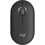 Logitech Pebble M350s - Mouse, Wireless, USB, Optic, 1000 dpi, Graphite